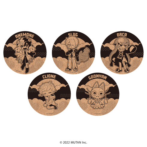 『GOONYA MONSTER』コルクコースター 01/BOX(全5種)(公式イラスト)